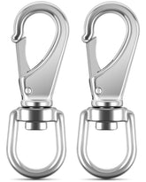 PACETAP swivel eye snap hook with 360 degree rotation for tangle-free rope connections