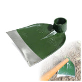 Paiaojia heavy-duty round-eye hoe 2.2lb in action for efficient digging and weeding