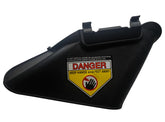 Palart 731-07486 side discharge chute for universal mower compatibility and smooth debris routing.