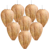 Palonu hanging wasp nest 6-pack enhances outdoor decor and interest.