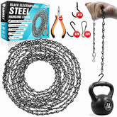 Pamazy upgraded 236-inch black chain for versatile indoor and outdoor hanging projects.