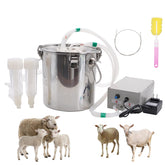 Pamunula 5L goat milking bucket with teat cups for gentle milking at home.