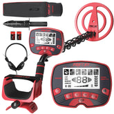 PANCKY metal detector with LCD display and backlight for easy scanning in low light.