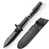 PANCKY metal detector shovel with extended handle offers flexible digging.