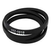 PAOSDKSUI 117-1018 drive belt front view, compatible with Toro 22-inch mowers.