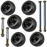Parts 4 Outdoor deck wheels six-pack for Ariens mowers; smoother deck movement.