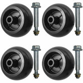 Parts 4 Outdoor deck wheels with bolt kit for easy replacement and durability.