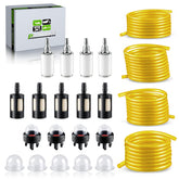 Partszen four-size fuel line hose set in action for small engines