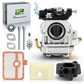 Partszen 531147180 carburetor kit components for Husqvarna 150BT for easy maintenance.