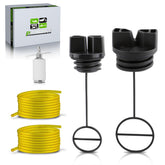 Partszen Poulan Craftman fuel cap set close up view for quick maintenance