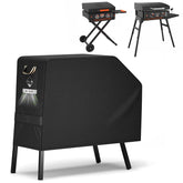PasWith griddle cover for Blackstone 22 inch with hood and stand protects against rain.