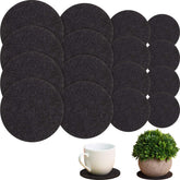 Patelai cork plant coaster 4-inch protects surfaces from spills and scratches