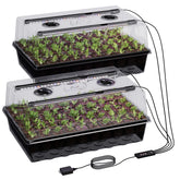 Patigrow grow light setup powering indoor seed germination