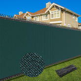 Patiobay privacy screen fence 6x50ft in dark green for yard privacy
