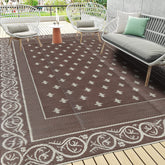 Pauwer reversible-design outdoor rug showing dual patterns for patio refresh