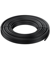 Pawfly 25 ft drip tubing, coiled, ready for customizable irrigation layouts.