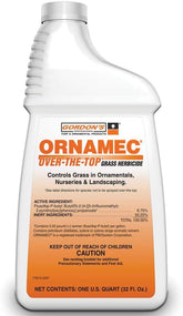 PBI Gordon Ornamec Over-The-Top Grass Herbicide bottle ready for professional landscape applications