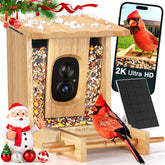 PeckCam Bird Feeder camera front view for outdoor birdwatching.