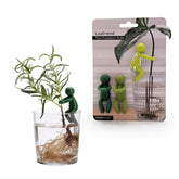 PELEG DESIGN Leafriend stem-hug closeup protects delicate sprouts while guiding growth.