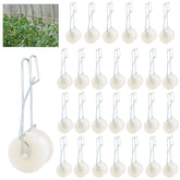 Pemaly tomato roller hooks provide durable vine support for upright growth.
