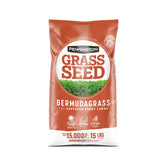 Pennington Bermudagrass seed bag front view for sun-loving lawns.
