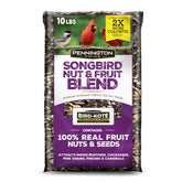 Pennington Pride Songbird bag front view, for outdoor feeders to attract songbirds.