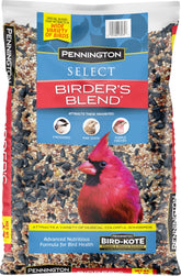 Pennington Select Birder's Blend bag front view for outdoor feeder use.