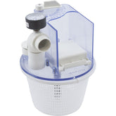 Pentair R211100 Vac-Mate skimmer attachment improves surface skimming efficiency.