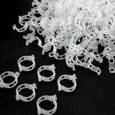 PEOUWNES 200-pack plant support clips for sturdy garden organization.