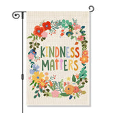 Perfectinsoy Kindness Matters flag front design adds seasonal charm to your yard
