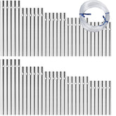 Perfsign wind chime tubes in silver finish reflect sunlight for vibrant crafts