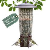 Perky-Pet Squirrel-Be-Gone Max feeder with flexports promotes safe, extended bird feeding