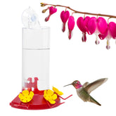 Perky-Pet window-mount hummingbird feeder offers close-up viewing from your home