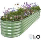 Permade galvanized raised garden bed ready for quick assembly
