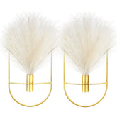 Peryiter oval gold wall planter adds elegant living room style