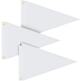 Peryiter pennant flag white on a boat for stylish outdoor decoration