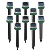 PestMentor mole repellent solar unit protecting your lawn from burrowing pests.