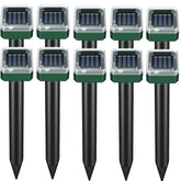 PestMentor Solar Mole Repellent 10-pack protects lawns from burrowing pests.