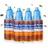 Pestvanish fruit fly trap refill liquid bottle pour for easy placement and ongoing indoor protection.
