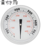 PETKAO lid thermometer on Weber Genesis for precise heat readings