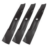 PetMigo 54-inch medium-lift mower blade close-up highlighting a durable cutting edge.