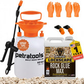 Petra Lockscape sticky rock glue bottle for precise, durable rock adhesion.