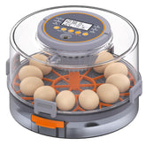 PETSFOND egg incubator automatic turning demonstrates even heat distribution for reliable hatch