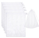 Pftjujudan 24x16-inch fine mesh filter bag catches tiny debris for a cleaner pool