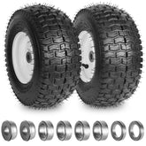 Phepetroll 13x5-6 front tire tubeless for improved ride comfort on uneven lawns