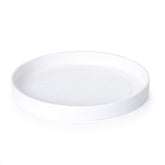 Phoenix Vine 12-inch saucer top view for a sleek, spill-free planter setup.
