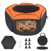 Phoncoo Chick Brooder Box front view shows double doors for easy access and inspection