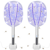Phosooy electric fly swatter in handheld mode for quick bug removal indoors