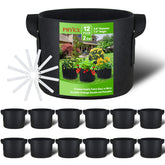 PHYEX 12-pack grow bags with handles for easy mobility and placement