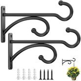 Pickpiff 6in plant hanger hook on wall mount; sturdy support for planters.